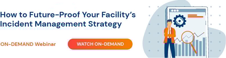 Illustration of man with graphs and CTA language to watch IMS webinar on-demand
