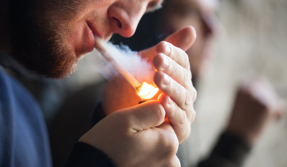 Smoking violation at venue