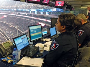 AT&T stadium incident management command