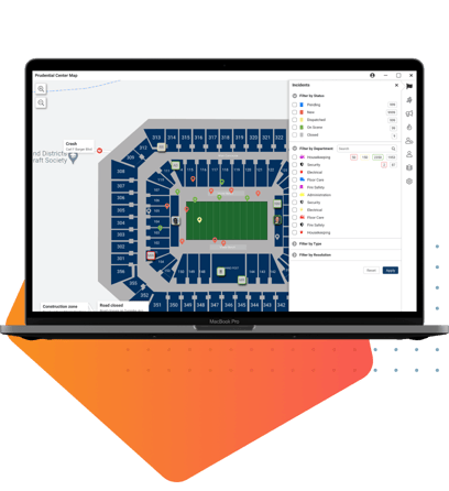Custom live mapping software