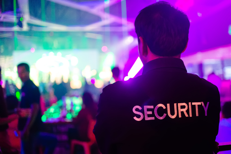 Security Guard at Entertainment Event